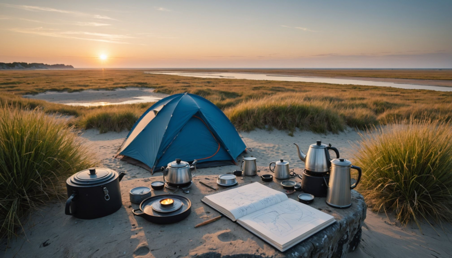 So planen sie einen campingurlaub nahe mont-saint-michel